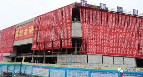 天水秦州建材市场一期项目顺利封顶，区域建材产业发展迎来新篇章